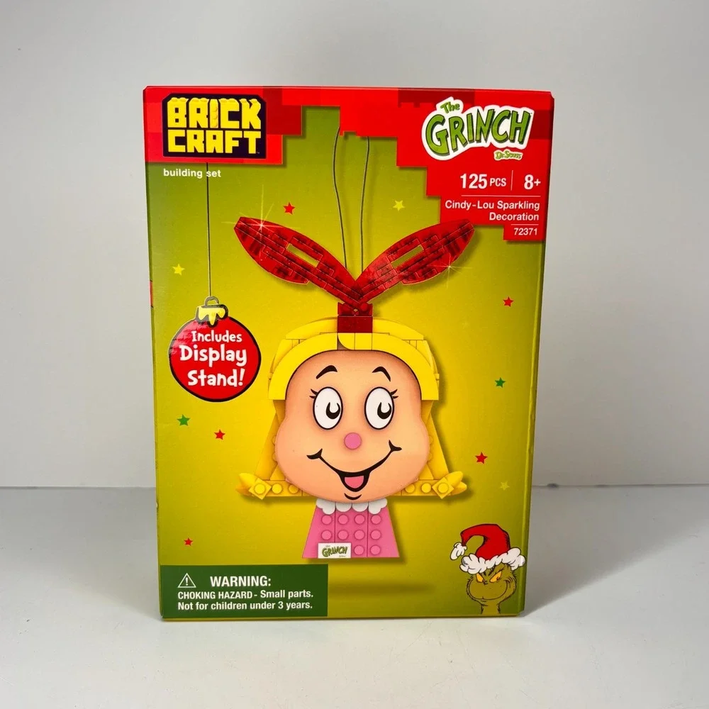 Brickcraft Grinch Cindy Lou Who 125 Piece Building Kit